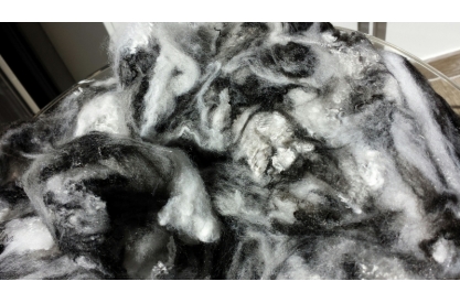 Polyamide staple fiber in bale