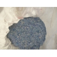 PET flakes natural color and light blue